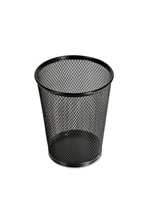 منظم أقلام وألوان وأدوات صغيرة شبكي أسود من المعدن – حامل عملي متعدد الاستخدام لتنظيم الأقلام والألوان والأدوات الصغيرة للمكتب والمدرسة والمنزل - Image 1